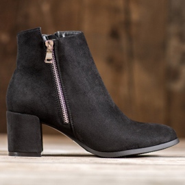 SHELOVET Stivali classici in pelle scamosciata nero 2