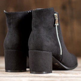 SHELOVET Stivali classici in pelle scamosciata nero 1