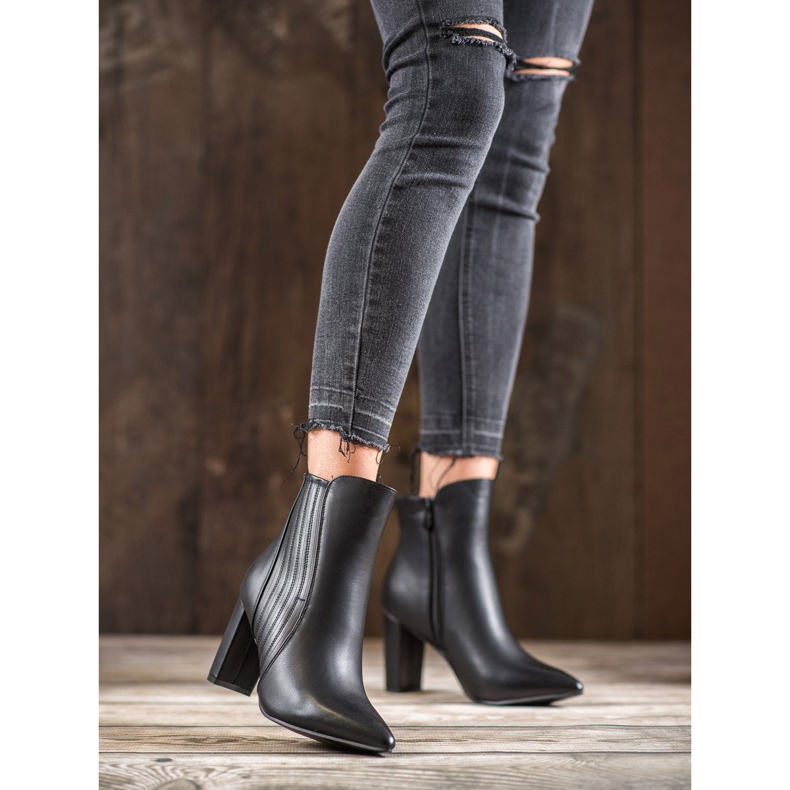 SHELOVET Stivali neri sexy nero 2