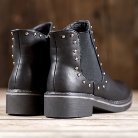 SHELOVET Stivali Con Strass nero 1