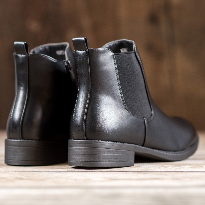 SHELOVET Stivali classici con cerniera nero 1