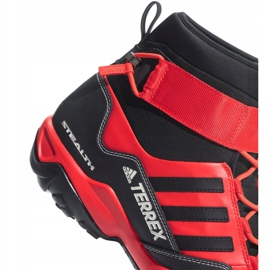 Scarpe da trekking adidas Terrex Hydro Lace M CQ1755 nero rosso 1
