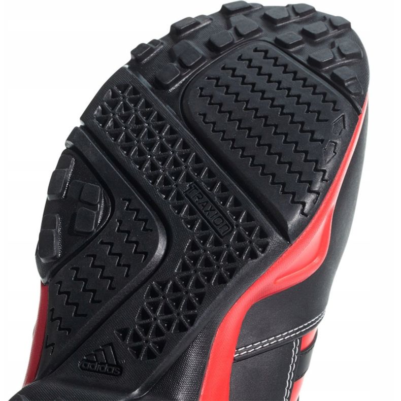 Scarpe da trekking adidas Terrex Hydro Lace M CQ1755 nero rosso 2