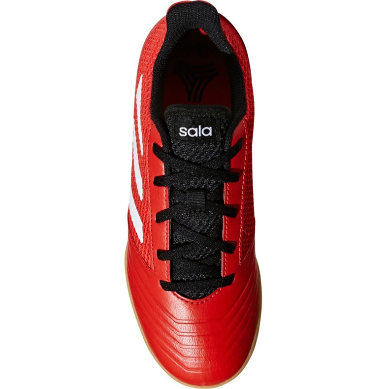 Scarpe da calcio Adidas Predator Tango 18.4 Sala Jr DB2343 rosso rosso 2