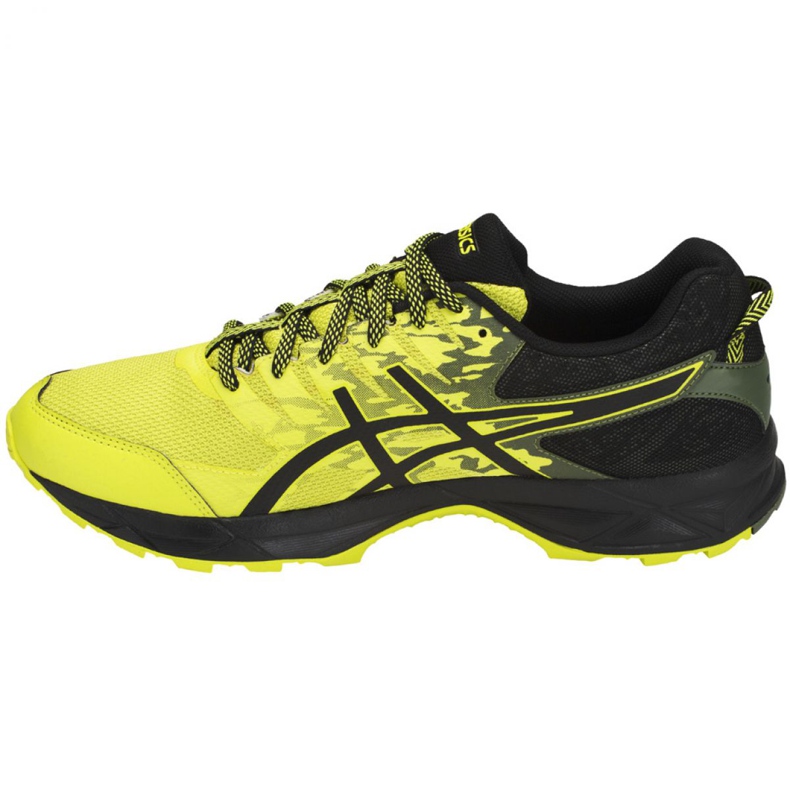 Asics Gel Sonoma 3 M Gtx T727N- 8990 scarpe da corsa nero giallo 2