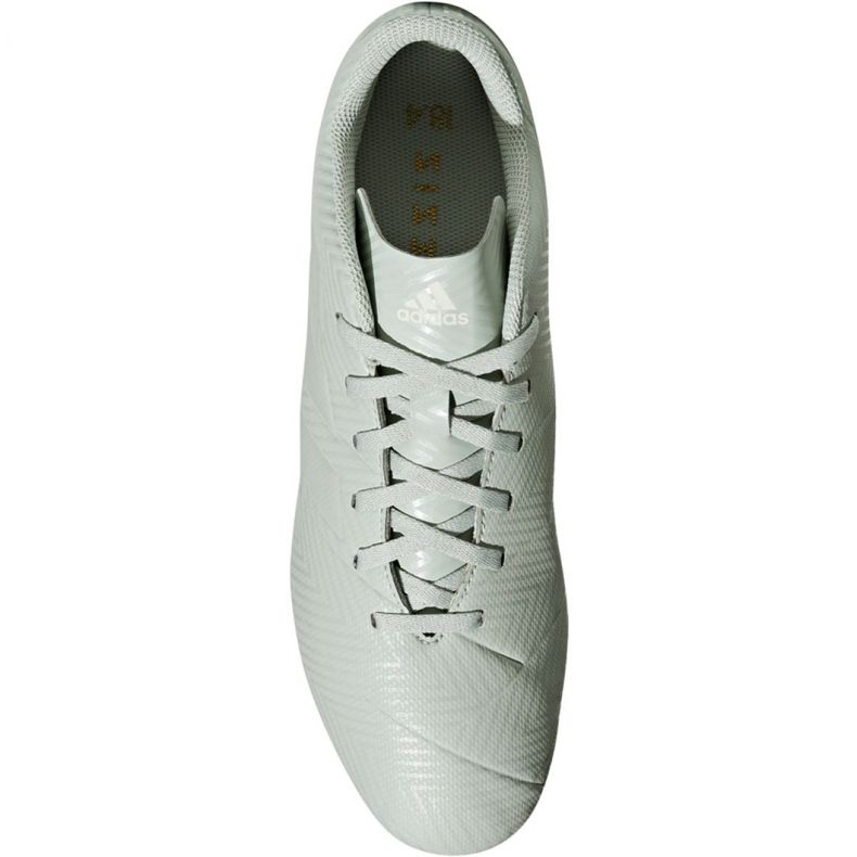Scarpe da calcio Adidas Nemeziz 18.4 M FxG DB2116 grigio bianco 1