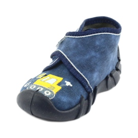 Scarpe per bambini Befado 525P012 blu navy giallo 2
