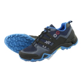Scarpe da ginnastica nere dell'Atletico 8003 blu navy 4