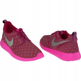 Nike Rosherun Print Gs W 677784-606 scarpe rosa 1