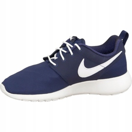 Nike Roshe One Gs W 599728-416 scarpe bianca blu navy 1