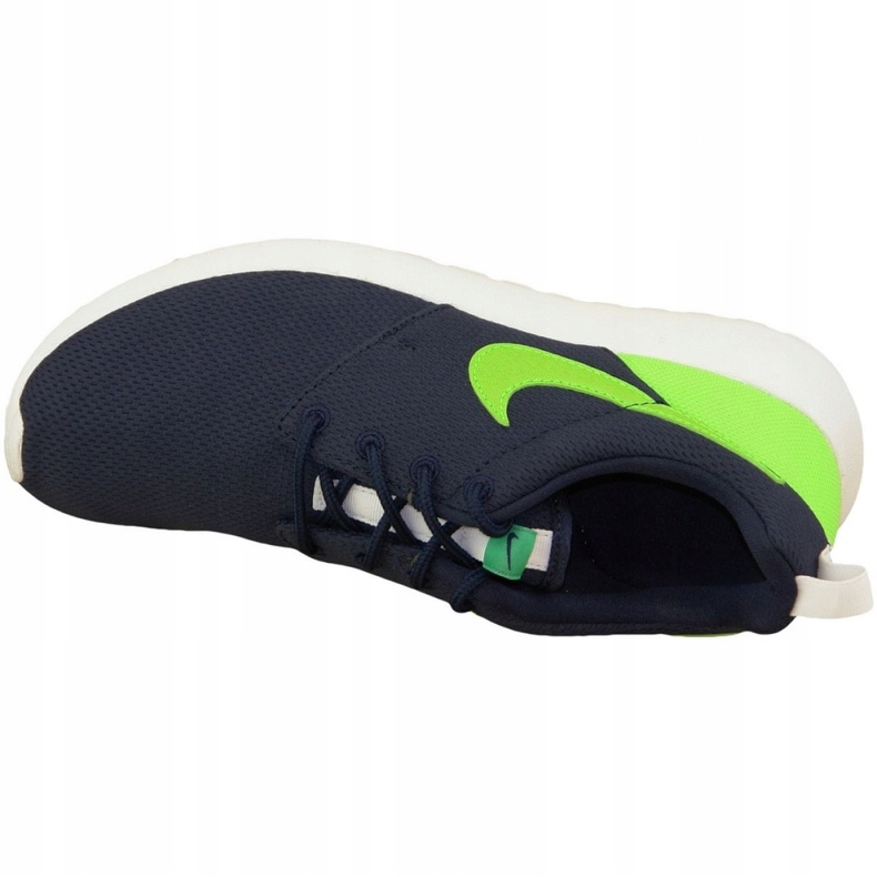 Nike Roshe One Gs W 599728-413 scarpe blu navy verde 2