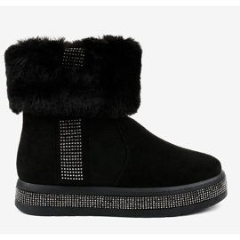 Stivali Eskimo in camoscio nero isolante K-356 2