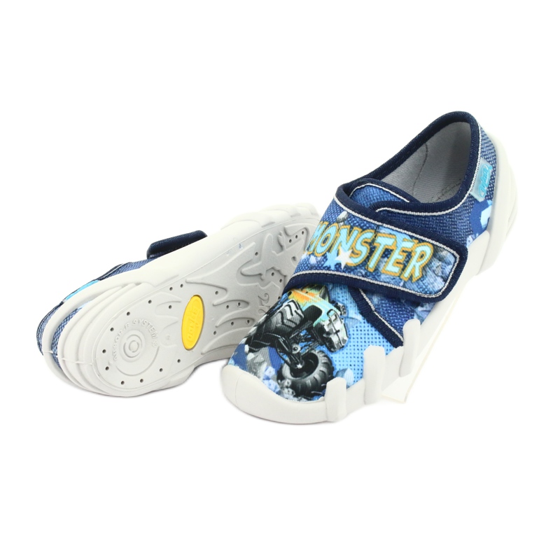 Scarpe per bambini Befado 273X271 blu navy blu giallo 5