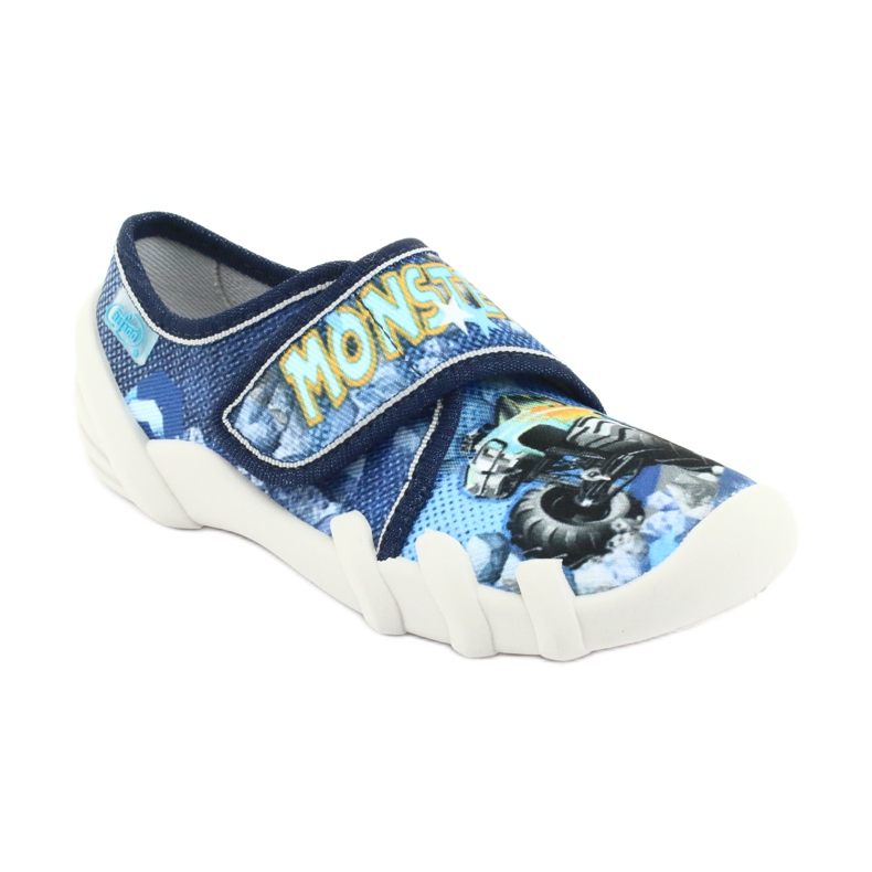Scarpe per bambini Befado 273X271 blu navy blu giallo 1