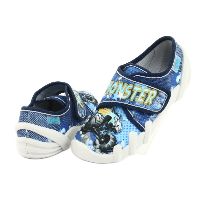 Scarpe per bambini Befado 273X271 blu navy blu giallo 4