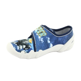 Scarpe per bambini Befado 273X271 blu navy blu giallo 2