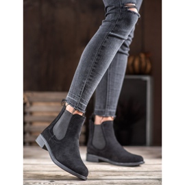 Ideal Shoes Stivaletti Chelsea casual nero 1