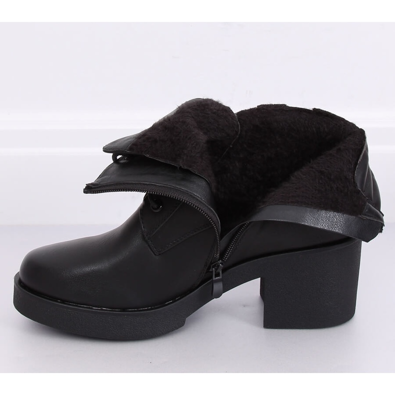 Stivali neri con suola spessa 2097 Black nero 1