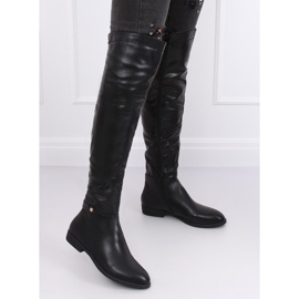 Stivali da equitazione neri, moschettieri neri 1943-50A nero 2