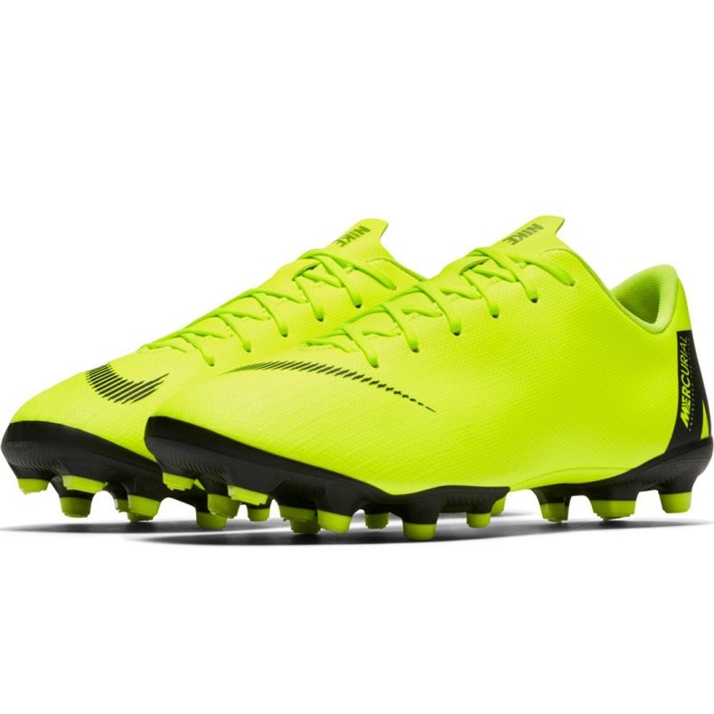 Nike Mercurial Vapor 12 Academy Mg Jr AH7347 701 scarpe da calcio multicolore giallo 2