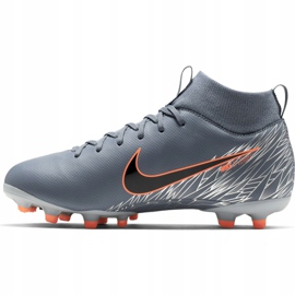 Nike Mercurial Superfly 6 Academy Mg Jr AH7337 408 scarpe da calcio multicolore grigio 1