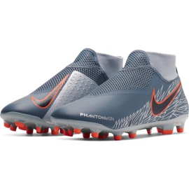 Nike Phantom Vsn Academy Df FG / MG M AO3258 408 scarpe da calcio multicolore grigio 2