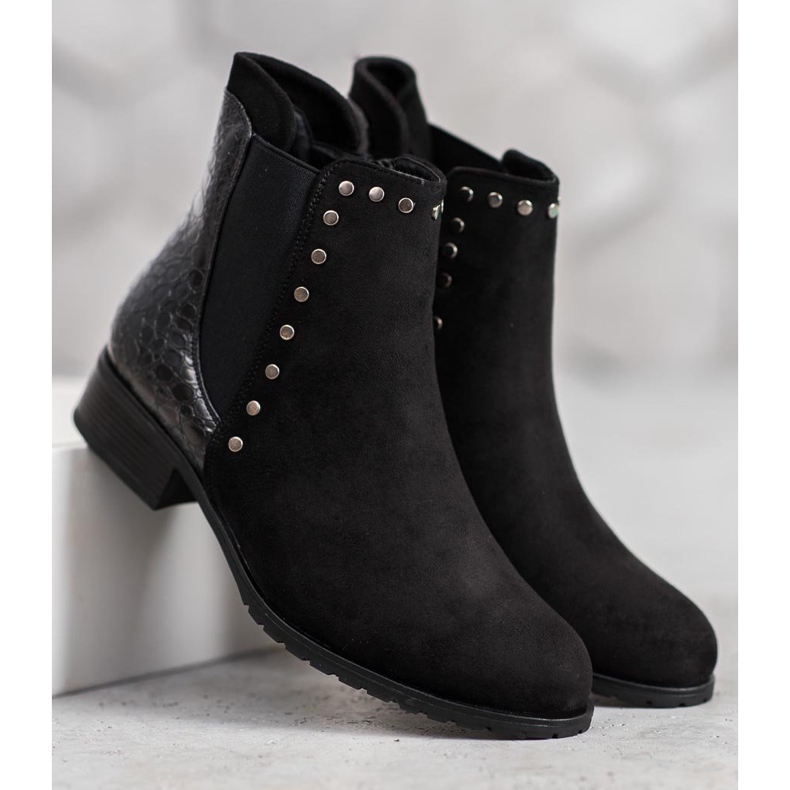 SHELOVET Stivali neri alla moda nero 1