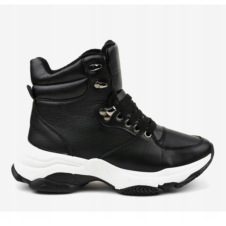 Sneakers nere da donna isolate C-3132 nero 2