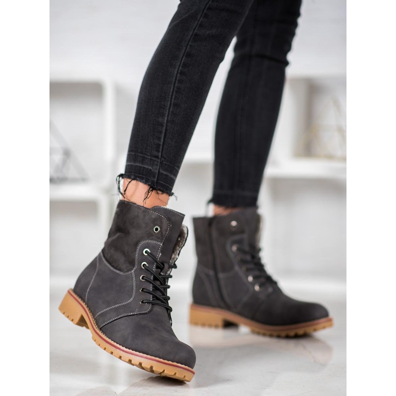 Super Me Stivali caldi grigio 1