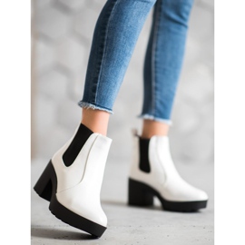 Weide Stivaletti Chelsea alla moda bianco 2
