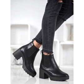 Weide Stivaletti Chelsea alla moda nero 1