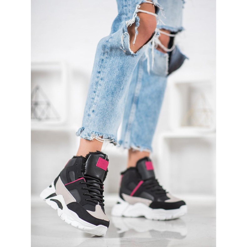 Bella Paris Sneakers Con Pelliccia nero multicolore 1