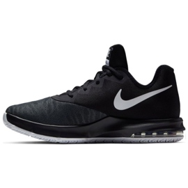 Scarpa Nike Air Max Infuriate Iii Bassa AJ5898-001 nero 1