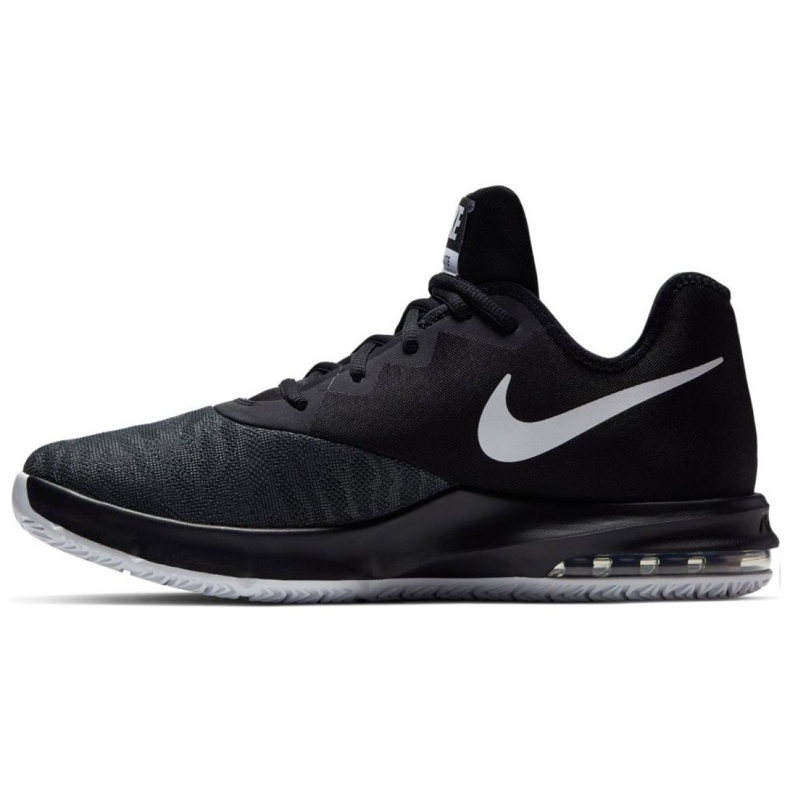 Scarpa Nike Air Max Infuriate Iii Bassa AJ5898-001 nero 1