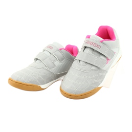 Scarpe Kappa Kickoff Jr 260509K 1522 rosa grigio 3