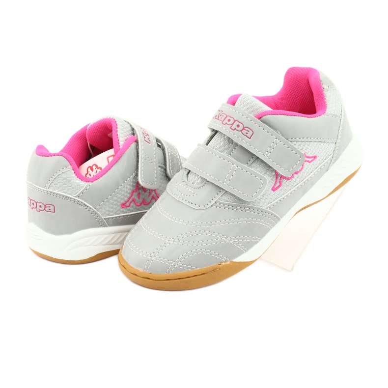 Scarpe Kappa Kickoff Jr 260509K 1522 rosa grigio 4
