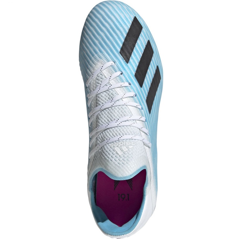 Le scarpe da calcio adidas X 19.1 Fg Jr F35684 multicolore blu 2