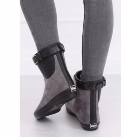 Galosce grigie da donna K1890101 Gris grigio 2