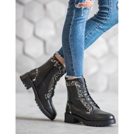Seastar Stampa serpente con lacci Workers nero 2