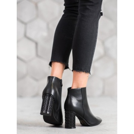 SHELOVET Stivali Con Tacco Decorativo nero 1