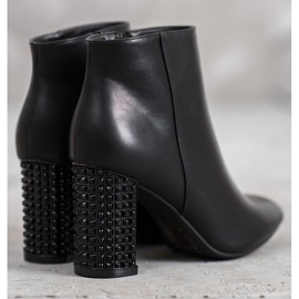 SHELOVET Stivali Con Tacco Decorativo nero 2