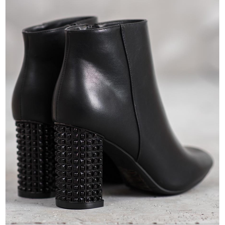 SHELOVET Stivali Con Tacco Decorativo nero 2