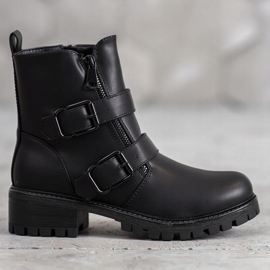 SHELOVET Lavoratori neri con fermagli nero 1