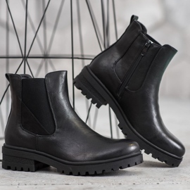 Super Mode Lavoratori classici realizzati in ecopelle nero 2