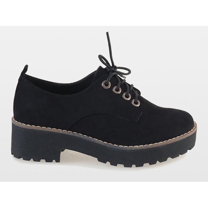 Scarpe nere con tacco alto LL183 nero 2