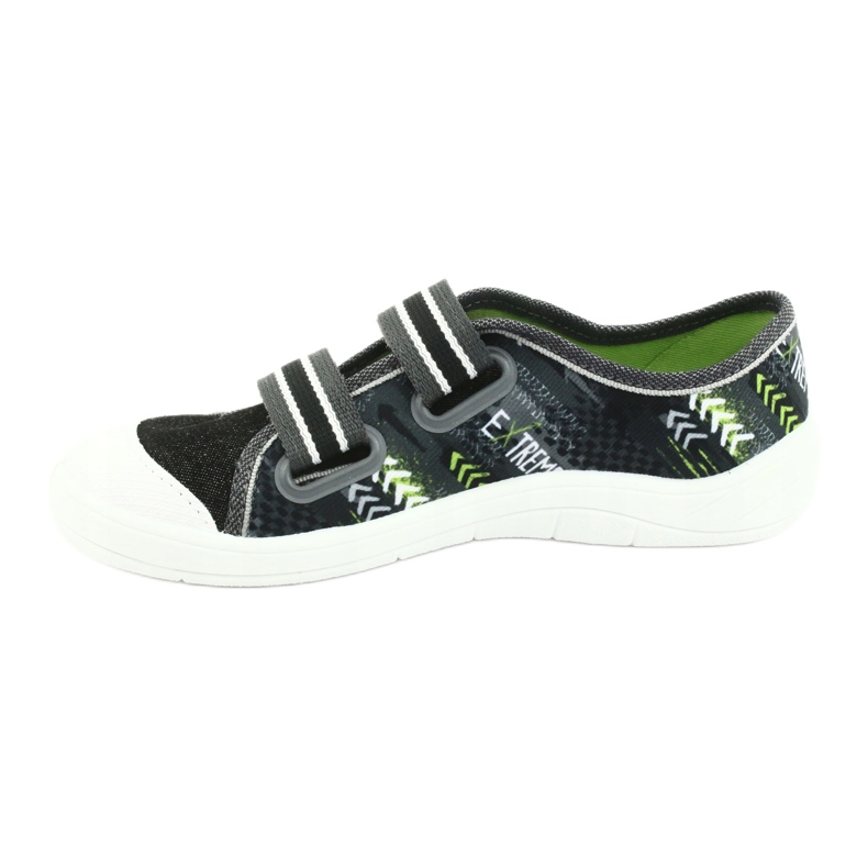 Scarpe per bambini Befado 672Y069 nero grigio verde 2