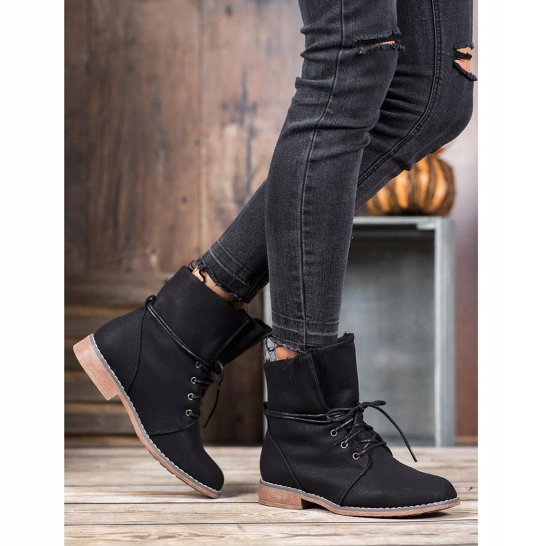 Queentina Trapper alla moda nero 1