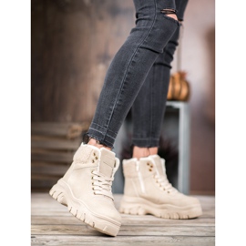 GOLL Sneakers Calde Con Pelle Di Pecora marrone 1