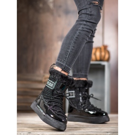 Bella Paris Stivali da neve classici alla moda nero 2