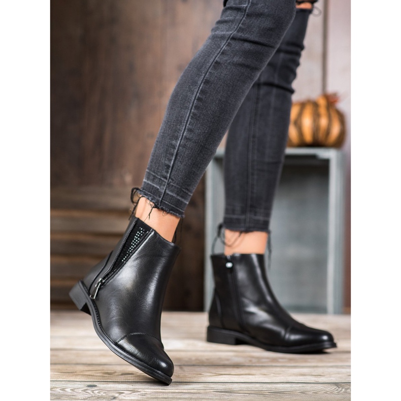 J. Star Stivali Eleganti Con Cristalli nero 1